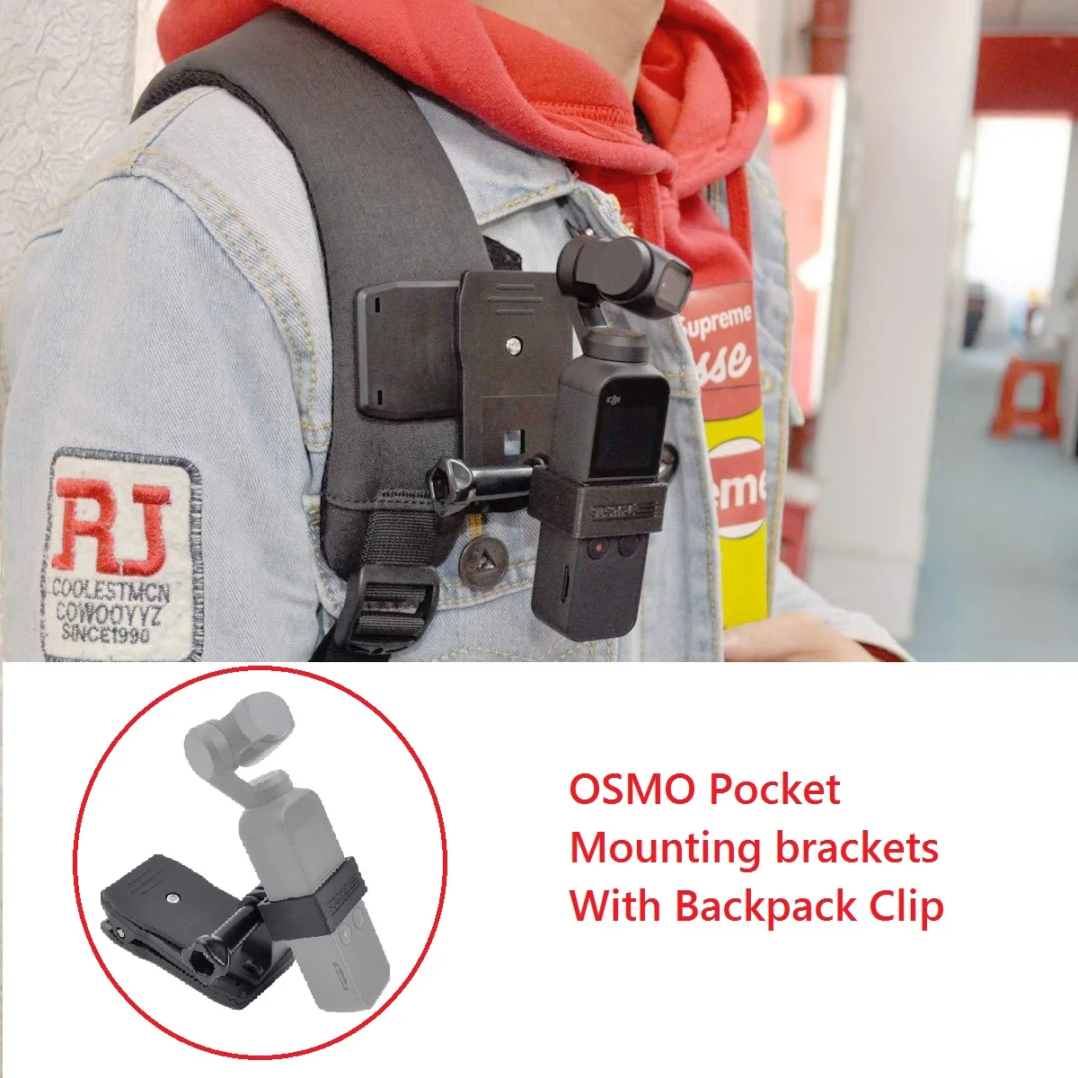 Bracket with Backpack Clip for DJI OSMO Pocket Handheld Gimbal Camera Stabilizer Holder Stand Expansion Accessories
Bracket with Backpack Clip for DJI OSMO Pocket Handheld Gimbal Camera Stabilizer Holder Stand Expansion Accessories