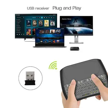 D8 2.4G Wireless English Version Contoller Touchpad Mini Keyboard Air Mouse Touchpad Controller w/Backlight
D8 2.4G Wireless English Version Contoller Touchpad Mini Keyboard Air Mouse Touchpad Controller w/Backlight