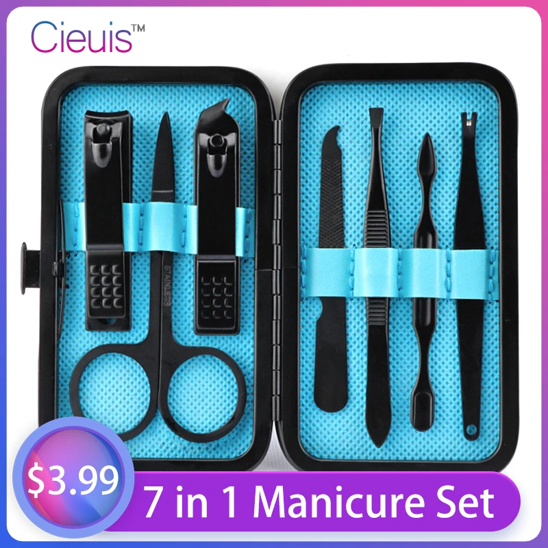 Manicure Set Nail Art Tools Set for Manicure Pedicure Professional Accessoires Nail Clipper Cutter File Cuticle Pusher 7pcs Kit
Manicure Set Nail Art Tools Set for Manicure Pedicure Professional Accessoires Nail Clipper Cutter File Cuticle Pusher 7pcs Kit