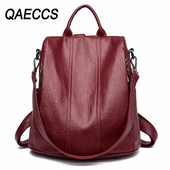 Women Leather Backpacks High Quality Sac A Dos Ladies Back Pack Vintage Bagpack Large Capacity Travel Backpacks For Girls New
Women Leather Backpacks High Quality Sac A Dos Ladies Back Pack Vintage Bagpack Large Capacity Travel Backpacks For Girls New