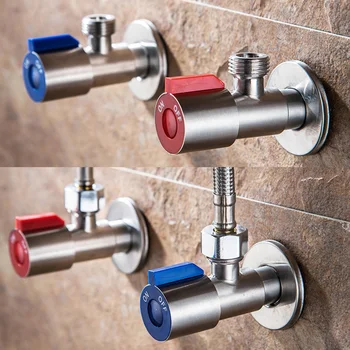 Anti-explosion Kitchen Toilet Stainless Steel Bathroom Thicken Triangular Valve Switch Water
Anti-explosion Kitchen Toilet Stainless Steel Bathroom Thicken Triangular Valve Switch Water