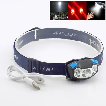 USB Charging LED Headlamp flashlight Q5 Headlight Body Sensor Motion Rechargeable Lamp Built-in Battery Head Torch Flashlight
USB Charging LED Headlamp flashlight Q5 Headlight Body Sensor Motion Rechargeable Lamp Built-in Battery Head Torch Flashlight