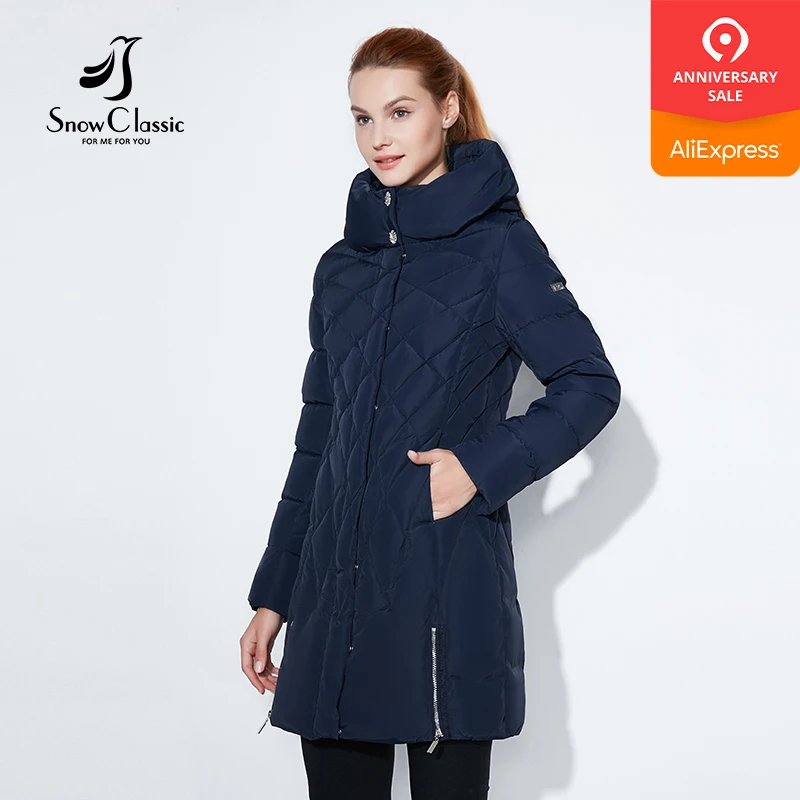 SnowClassic 2017 women winter jacket Thin short parka Hood coats luxury outerwear Argyle solid jacket female over winter coats
SnowClassic 2017 women winter jacket Thin short parka Hood coats luxury outerwear Argyle solid jacket female over winter coats