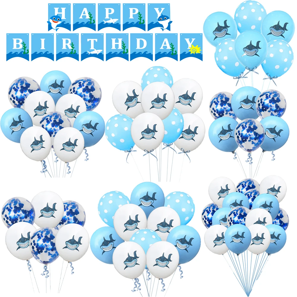 OHEART Shark Latex Balloons For Kids Boys Girls Bithday Baby Shower Party Pool Party Under The Sea Shark Theme Party Decorations
OHEART Shark Latex Balloons For Kids Boys Girls Bithday Baby Shower Party Pool Party Under The Sea Shark Theme Party Decorations