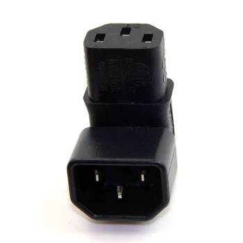 CYSM IEC Male C14 to Up Direction Right Angled 90 Degree IEC Female C13 Power Extension Adapter
CYSM IEC Male C14 to Up Direction Right Angled 90 Degree IEC Female C13 Power Extension Adapter