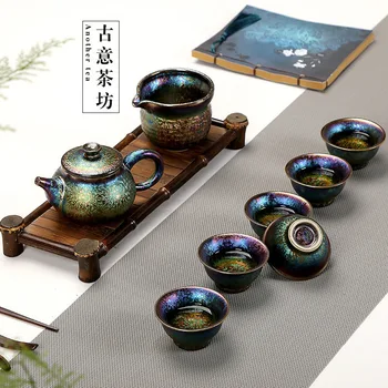 Fambe Yao The Weather Order Glazed Pottery Porcelain Kung Fu Tea Have 8 Paper Set Group Colorful Peacock Glaze Tea Set Suit
Fambe Yao The Weather Order Glazed Pottery Porcelain Kung Fu Tea Have 8 Paper Set Group Colorful Peacock Glaze Tea Set Suit