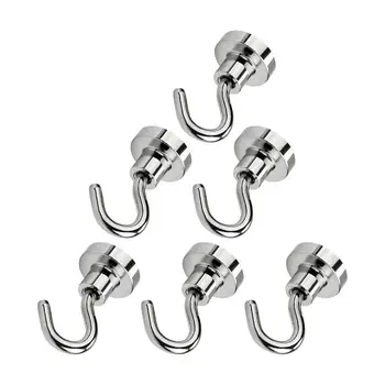 Promotion! Silver Magnetic Hooks,6x Cruise Hooks Set For Hang And Add Storage, Powerful Heavy Duty Neodymium Magnet Hook
Promotion! Silver Magnetic Hooks,6x Cruise Hooks Set For Hang And Add Storage, Powerful Heavy Duty Neodymium Magnet Hook