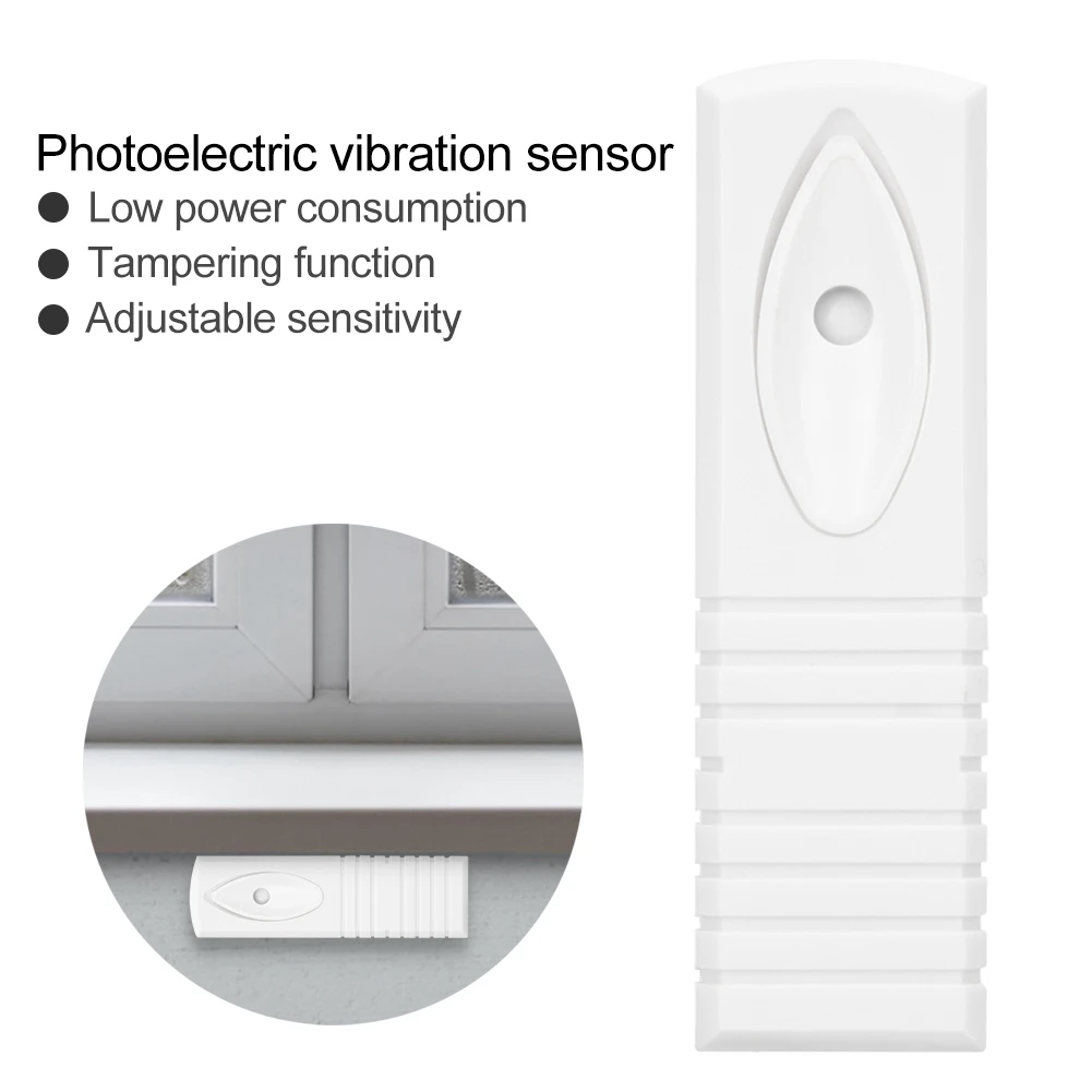 Wired Photoelectric Vibration Alarm Sensor Detector Home Security Alarm System
Wired Photoelectric Vibration Alarm Sensor Detector Home Security Alarm System