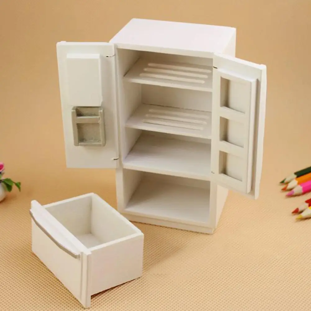 LeadingStar Kids 1:12 Mini Wooden Double Door Refrigerator Toy Decor Doll for House Doll Accesories
LeadingStar Kids 1:12 Mini Wooden Double Door Refrigerator Toy Decor Doll for House Doll Accesories