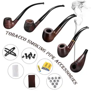 Durable Long Handle Wooden Tobacco Smoking Pipe + Tobacco Cigarettes Cigar Pipes Accessories For Boyfriend Father Gift
Durable Long Handle Wooden Tobacco Smoking Pipe + Tobacco Cigarettes Cigar Pipes Accessories For Boyfriend Father Gift