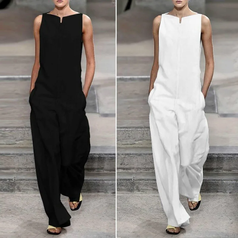 Lady Casual Solid Playsuit Baggy Long Jumpsuit Formal Loose Summer Elegant Party
Lady Casual Solid Playsuit Baggy Long Jumpsuit Formal Loose Summer Elegant Party