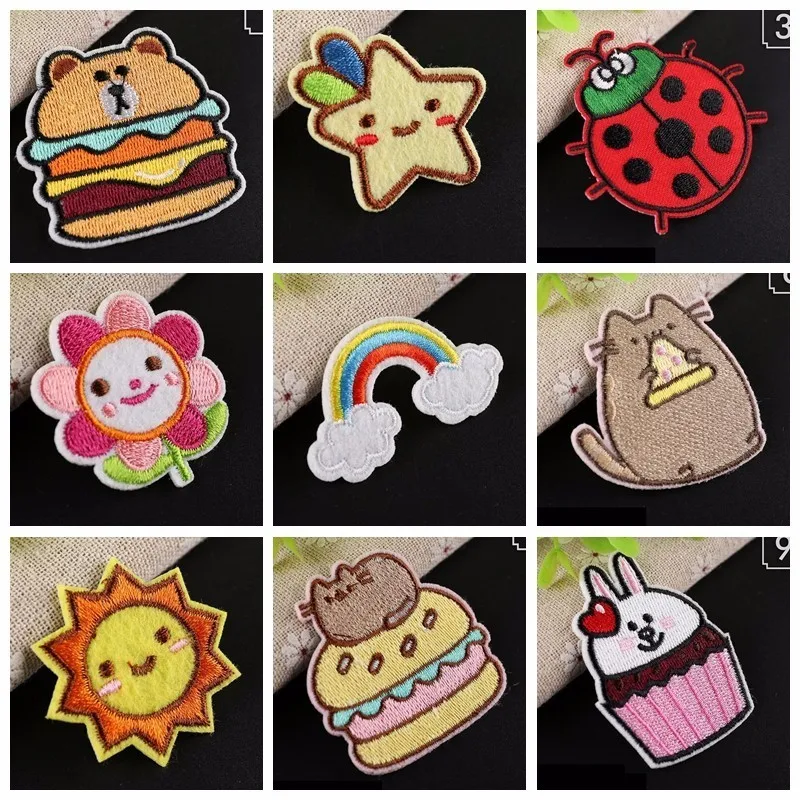 Kawaii Totoro Bread Animal Embroidery Patches Iron On Star Sun Flower Rainbow Appliques Cute Sweet Animal Badges Parches
Kawaii Totoro Bread Animal Embroidery Patches Iron On Star Sun Flower Rainbow Appliques Cute Sweet Animal Badges Parches