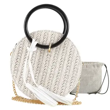 New Lady Foldable Recycle Shopping Bag Gold Chain Leather Cross Body Bag 2PCS Shopping Bags
New Lady Foldable Recycle Shopping Bag Gold Chain Leather Cross Body Bag 2PCS Shopping Bags