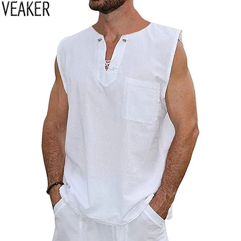 2019 New Men V Neck bandage Tank Tops Men Summer Casual Hollow Out Vest Male Solid Color Sleeveless Tank Tops M-3XL
2019 New Men V Neck bandage Tank Tops Men Summer Casual Hollow Out Vest Male Solid Color Sleeveless Tank Tops M-3XL