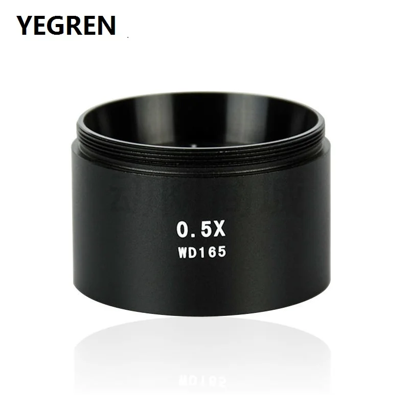 0.5X Barlow AUX Objective Auxiliary Reduction Lens Thread 1-7/8" M48*0.75 for Stereo Microscope Working Distance 165mm WD165
0.5X Barlow AUX Objective Auxiliary Reduction Lens Thread 1-7/8" M48*0.75 for Stereo Microscope Working Distance 165mm WD165
