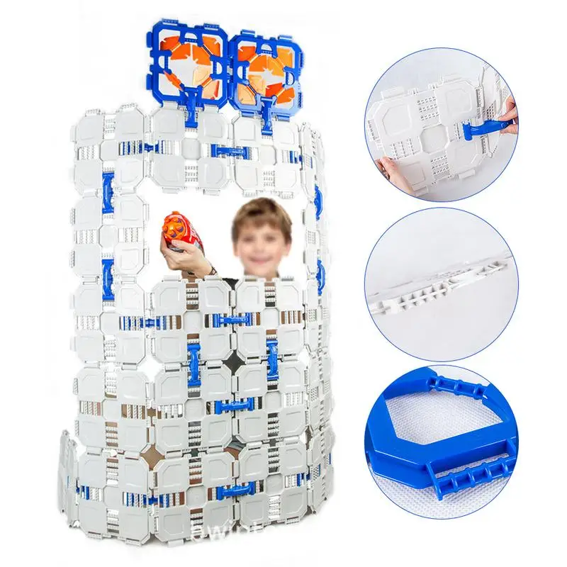 52pcs Outdoor Mini Basketball Blocks Build Assembly Boards Outdoor Toy Building Blocks Compatible With NERF Series Battle Toys
52pcs Outdoor Mini Basketball Blocks Build Assembly Boards Outdoor Toy Building Blocks Compatible With NERF Series Battle Toys
