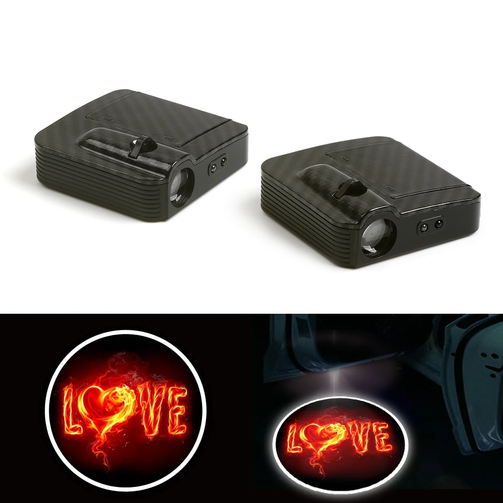 New Wireless Fit For Love Heart Courtesy Car Logo Door Ghost Shadow Laser Projector Light 12V Pair
New Wireless Fit For Love Heart Courtesy Car Logo Door Ghost Shadow Laser Projector Light 12V Pair