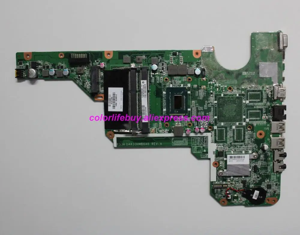 Genuine 710873-501 710873-001 710873-601 DAR33HMB6A0 w i3-3110M Laptop Motherboard for HP G4 G6 G7 Series G6T-2200 NoteBook PC
Genuine 710873-501 710873-001 710873-601 DAR33HMB6A0 w i3-3110M Laptop Motherboard for HP G4 G6 G7 Series G6T-2200 NoteBook PC