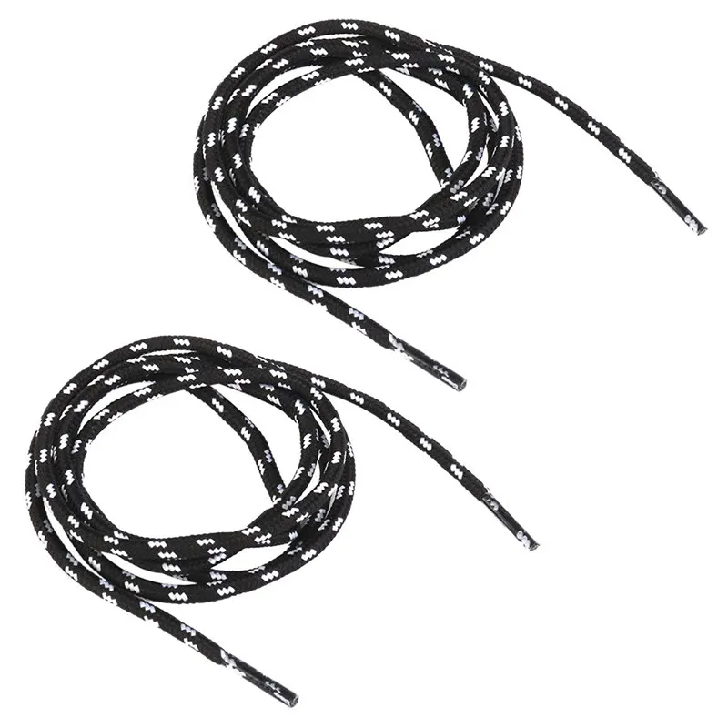 1 Pair black white outdoor mountaineering shoes in polyester Hiking shoelaces Round lace sports shoes with about 120cm Round L
1 Pair black white outdoor mountaineering shoes in polyester Hiking shoelaces Round lace sports shoes with about 120cm Round L