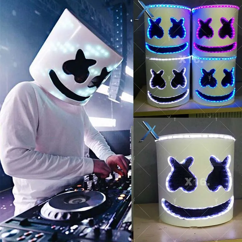 Party Masks MarshMello DJ Mask Full Head Helmet Halloween Cosplay Mask Bar Music Props
Party Masks MarshMello DJ Mask Full Head Helmet Halloween Cosplay Mask Bar Music Props