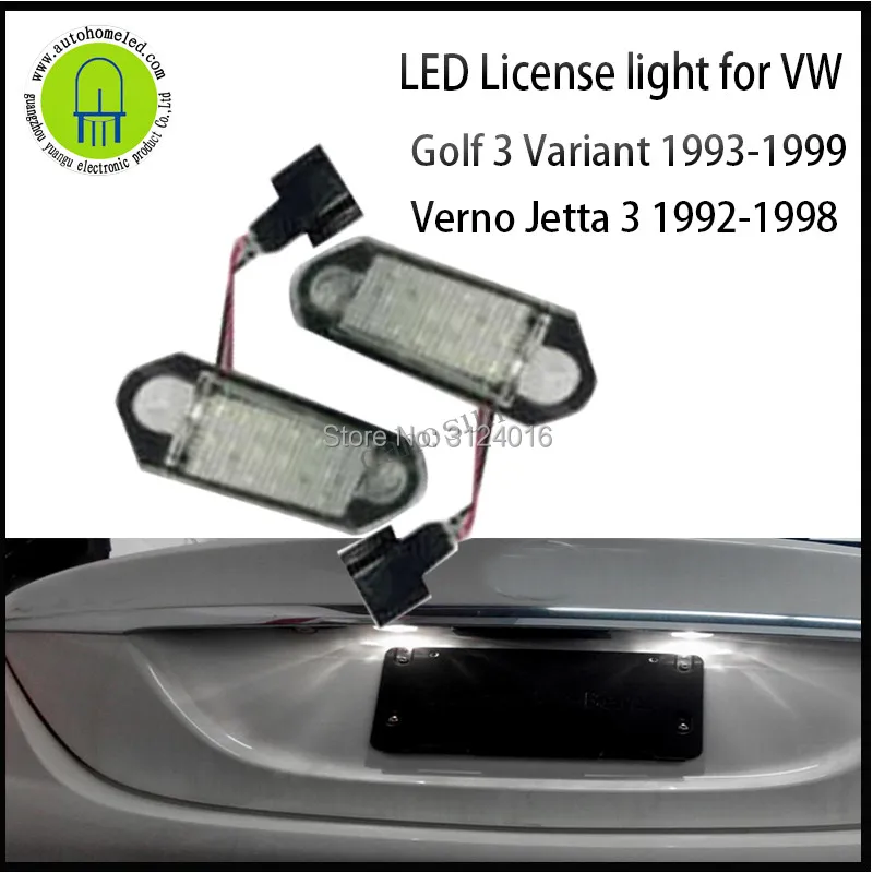 2PCS X Dahosun LED License Lamp for Golf 3 GolfIII Variant 1993-1999 Verno 1992-1998 For Jetta 3 1992-1998
2PCS X Dahosun LED License Lamp for Golf 3 GolfIII Variant 1993-1999 Verno 1992-1998 For Jetta 3 1992-1998