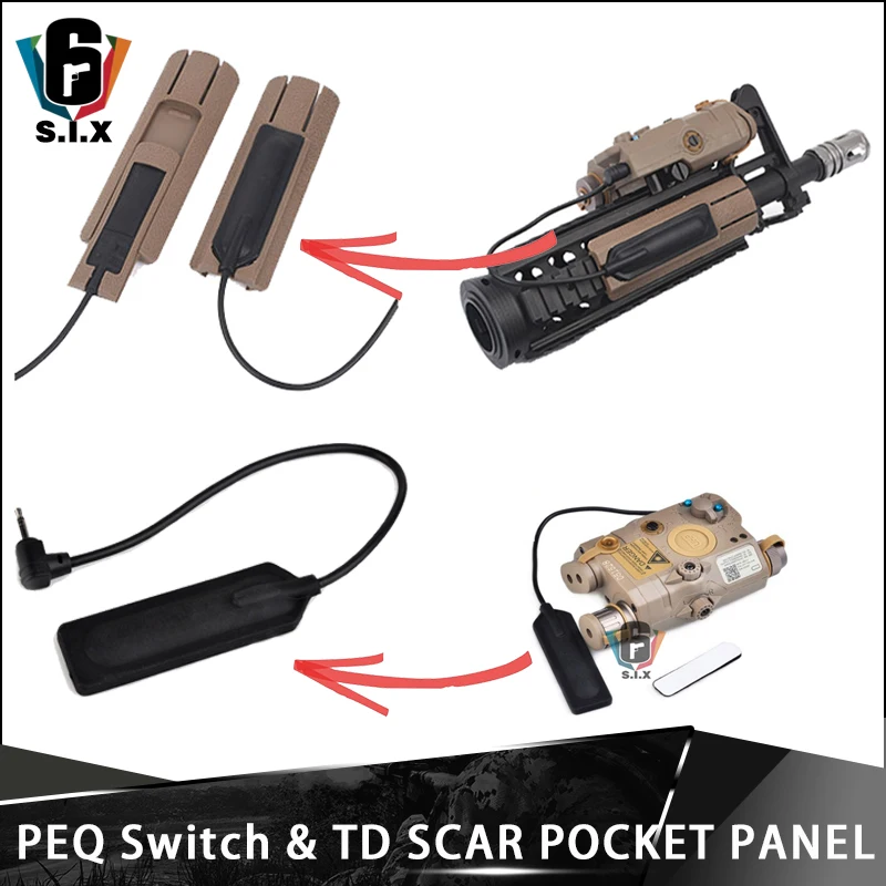 Tactical surfire an peq 15 Switch an-peq Airsoft Switch Pressure TD Scar Pocket Panel For Rail Picatinny 20mm
Tactical surfire an peq 15 Switch an-peq Airsoft Switch Pressure TD Scar Pocket Panel For Rail Picatinny 20mm