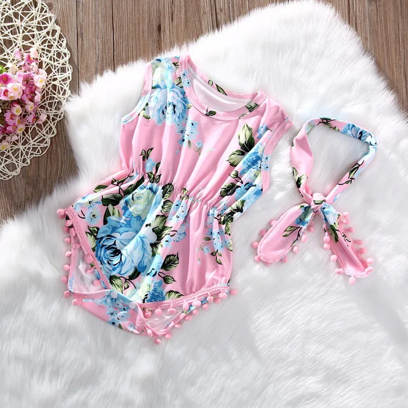 Baby Suit Baby Flower One-piece Cotton One-piece Baby Girl Dress With Hair Band 0-24m Style Baby Girl Dress
Baby Suit Baby Flower One-piece Cotton One-piece Baby Girl Dress With Hair Band 0-24m Style Baby Girl Dress