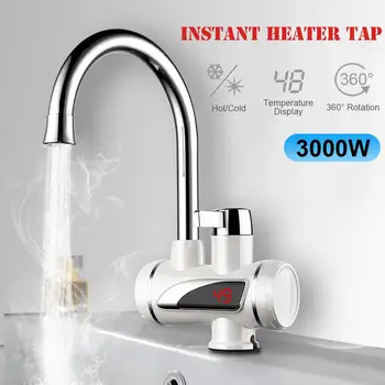 220V 3000W Digital Display Temperature Hot Kitchen Electric Faucet Heater Tap Cold Heating Faucet Instantaneous Water Heater
220V 3000W Digital Display Temperature Hot Kitchen Electric Faucet Heater Tap Cold Heating Faucet Instantaneous Water Heater