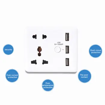1 pc White Multi Function Conversion Socket European Standard Plug Adaptor Sockets International USB Plug Socket For Travel
1 pc White Multi Function Conversion Socket European Standard Plug Adaptor Sockets International USB Plug Socket For Travel
