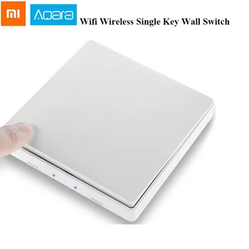 Original Aqara Wall Switch Smart Light Control Smart Switch Wifi Wireless Single Key Remote Control for Mi Home App
Original Aqara Wall Switch Smart Light Control Smart Switch Wifi Wireless Single Key Remote Control for Mi Home App