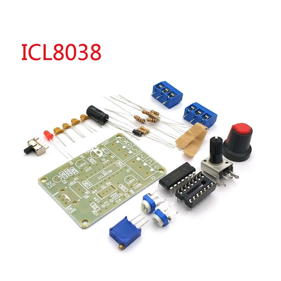 Модуль генератора сигналов ICL8038, монолитный, синусоидальный квадратный треугольник
Модуль генератора сигналов ICL8038, монолитный, синусоидальный квадратный треугольник