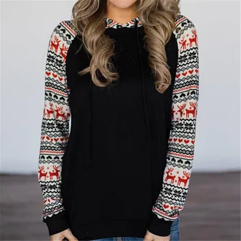 Hot Sale Women Christmas Hoodies New 2019 Fashion Long Sleeve Sweatshirt Ladies Jumper Hooded Xmas Deer Printed Tops Sweatshirt
Hot Sale Women Christmas Hoodies New 2019 Fashion Long Sleeve Sweatshirt Ladies Jumper Hooded Xmas Deer Printed Tops Sweatshirt