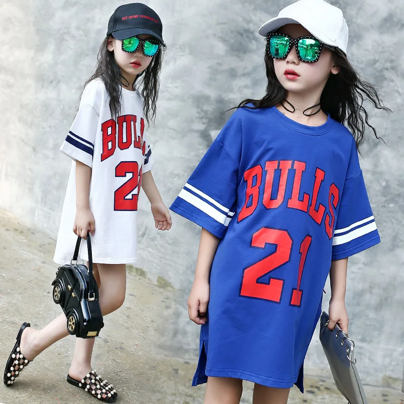Kids Dresses for Teens Girls blue whirt Letter Print Cheerleading Sport Casual Dress Children's Girl School Street Party Dresses
Kids Dresses for Teens Girls blue whirt Letter Print Cheerleading Sport Casual Dress Children's Girl School Street Party Dresses