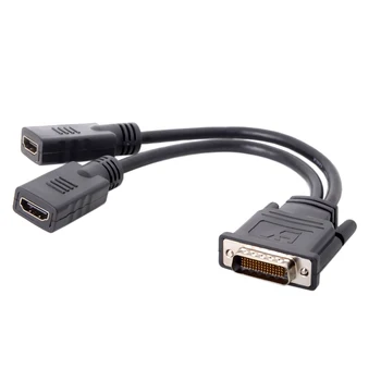 Xiwai DMS-59Pin Male to Dual HDMI 1.4 Female Splitter Extension Cable for PC Graphics Card
Xiwai DMS-59Pin Male to Dual HDMI 1.4 Female Splitter Extension Cable for PC Graphics Card
