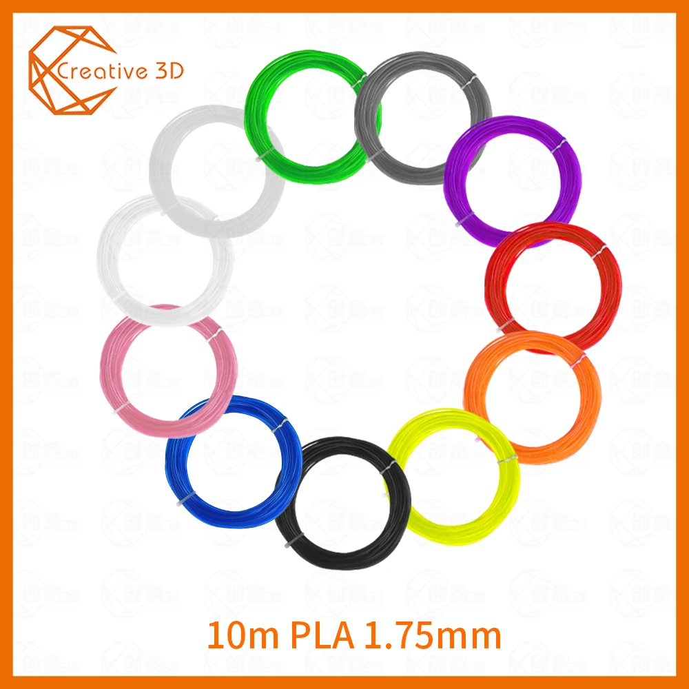 

10m PLA 1.75mm 3d Printer Filament Pen Modeling Stereoscopic For 3D Drawing Plastic Consumables Material Christmas diy gift kids