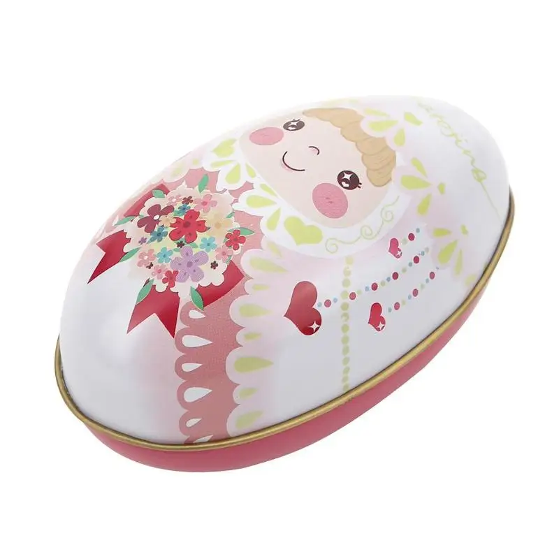 Printing Tin Eggs Shaped Candy Box Tinplate Case Party Decoration Cute Creative Oval Egg Tin Christmas Candy Case Tinplate Case
Printing Tin Eggs Shaped Candy Box Tinplate Case Party Decoration Cute Creative Oval Egg Tin Christmas Candy Case Tinplate Case