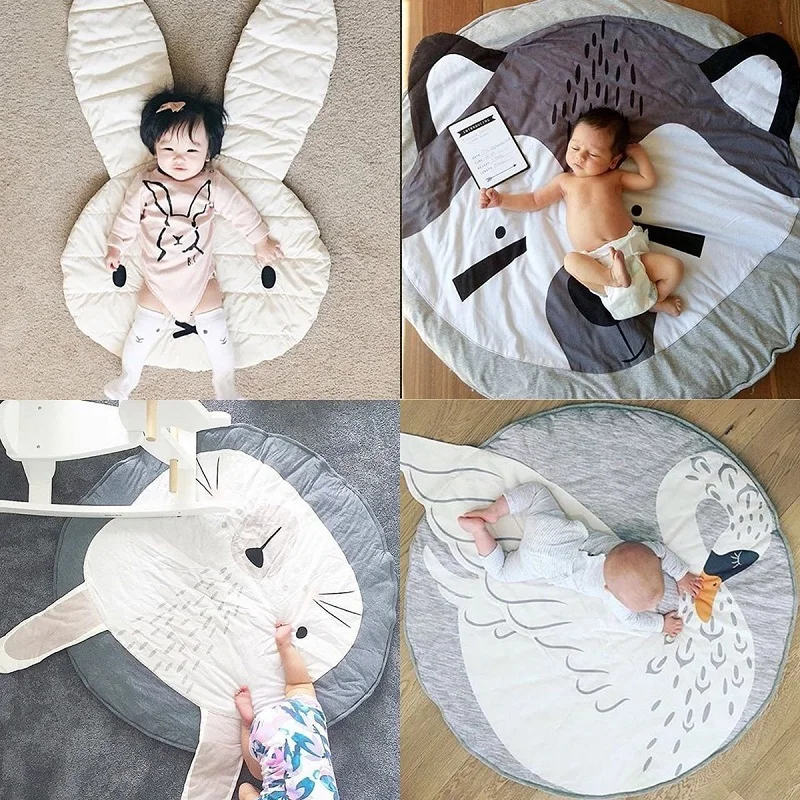Baby Cartoon Infant Play Mats Kids Round Crawling Carpet Floor Rug Baby Bedding Blanket Cotton Play Game Pad Children Room Decor
Baby Cartoon Infant Play Mats Kids Round Crawling Carpet Floor Rug Baby Bedding Blanket Cotton Play Game Pad Children Room Decor