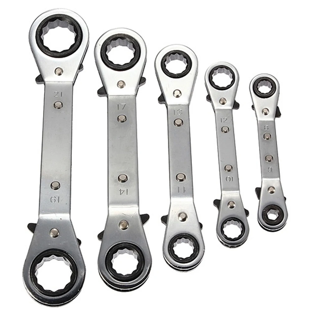 TOP Quality 1PC 5 size Practical Metric Offset Double Ring Wrench Spanner Reversible Ratchet Handle Wrench Metric Hand Tool
TOP Quality 1PC 5 size Practical Metric Offset Double Ring Wrench Spanner Reversible Ratchet Handle Wrench Metric Hand Tool