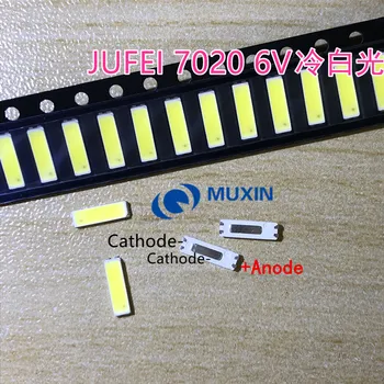 Original JUFEI LED 7020 light-emitting Light Beads High Power1W 6V 90LM Cool white For LED LCD TV Backlight new 3500PCS
Original JUFEI LED 7020 light-emitting Light Beads High Power1W 6V 90LM Cool white For LED LCD TV Backlight new 3500PCS