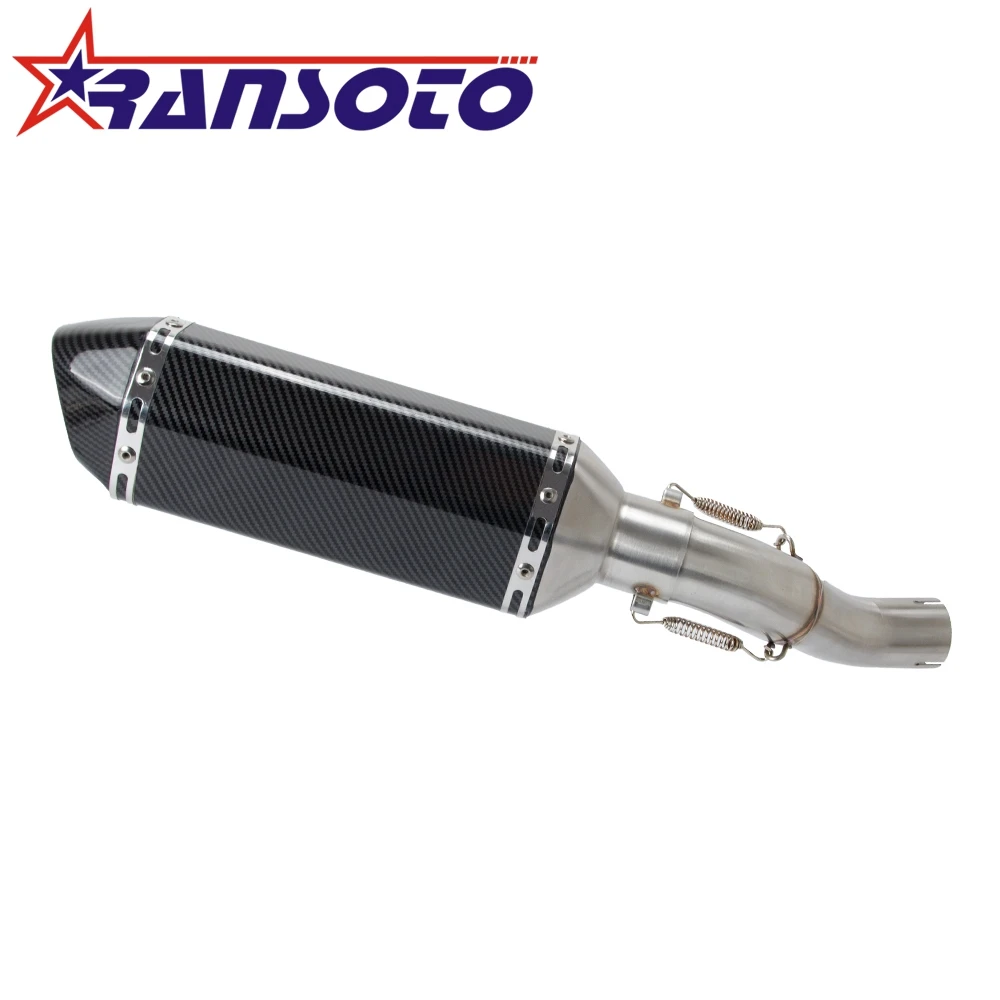 RANSOTO Motorcycle Exhaust System Slip On Middle Pipe Link Muffler For Honda CB 500 CB400 F/X CBR400R CBR500R 2013 2014-2015
RANSOTO Motorcycle Exhaust System Slip On Middle Pipe Link Muffler For Honda CB 500 CB400 F/X CBR400R CBR500R 2013 2014-2015