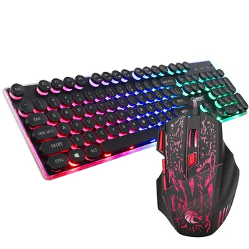ZERODATE J40 Wired Keyboard Set Wireless Keyboard Mouse 104 Keys Ergonomic Gaming Keyboard Mouse Set for Gaming
ZERODATE J40 Wired Keyboard Set Wireless Keyboard Mouse 104 Keys Ergonomic Gaming Keyboard Mouse Set for Gaming