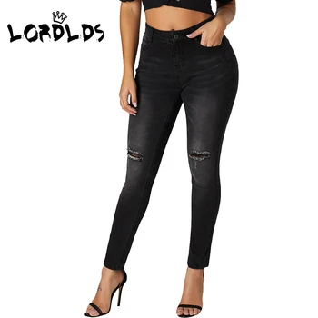 LORDLDS Black Ripped Jeans Women Skinny Jean 2018 Solid wash Vintage Pencil Denim Pants Ladies office trousers for woman
LORDLDS Black Ripped Jeans Women Skinny Jean 2018 Solid wash Vintage Pencil Denim Pants Ladies office trousers for woman