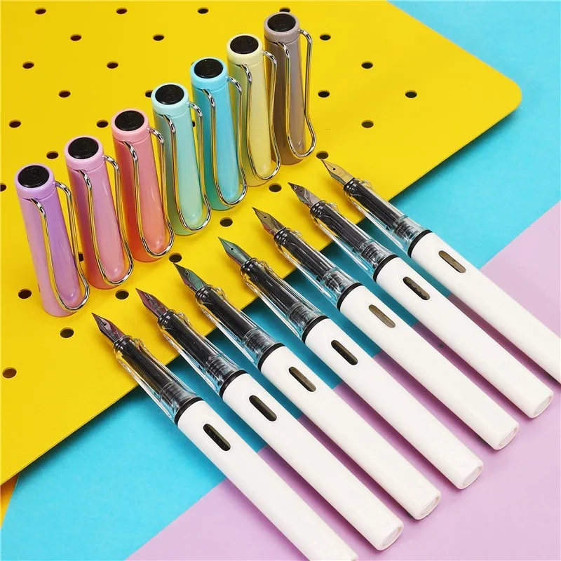 1 PC 0.5mm Steel Nib High Quality Fountain Pens Writing Calligraphy Writing Ink Pen Gift School Office Stationary Supplies 03919
1 PC 0.5mm Steel Nib High Quality Fountain Pens Writing Calligraphy Writing Ink Pen Gift School Office Stationary Supplies 03919