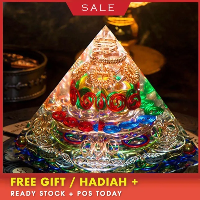 AURA REIKI Orgonite Pyramid Spiritual High Frequency Energy Tower Large Pyramid Energy Generator Resin Decorative Craft Jewelry
AURA REIKI Orgonite Pyramid Spiritual High Frequency Energy Tower Large Pyramid Energy Generator Resin Decorative Craft Jewelry