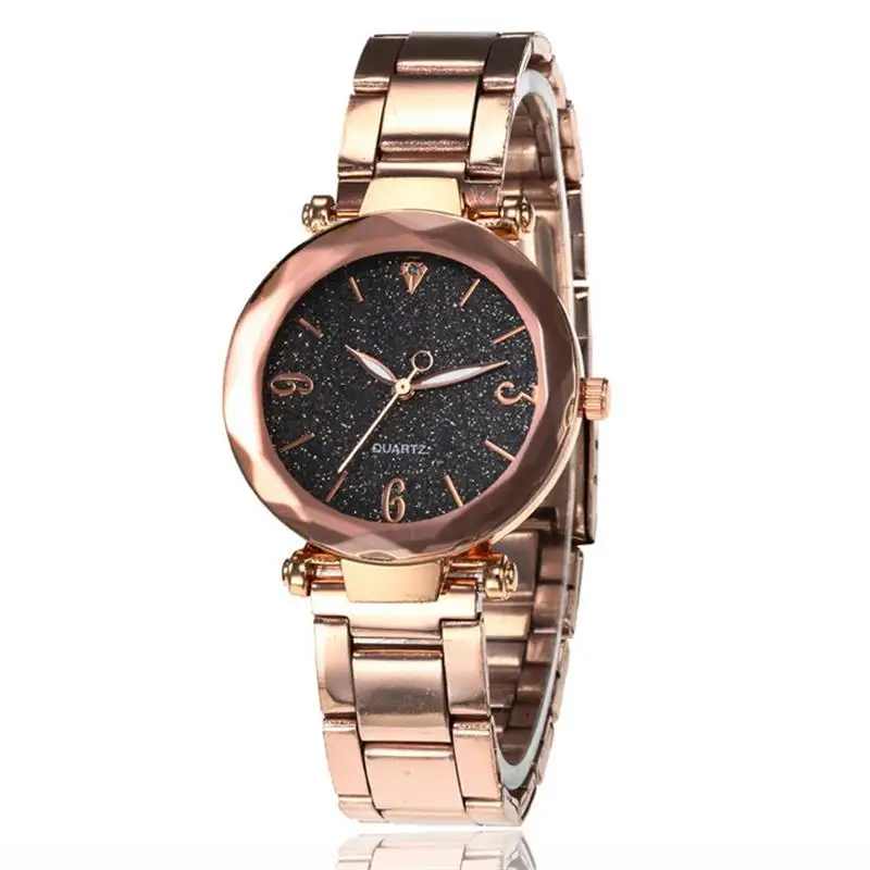 2019 Reloj Mujer Luxury Women Watch Rose Gold Stainless Steel Analog Quartz Wristwatch Creative Black Dial Watches Girls Gift
2019 Reloj Mujer Luxury Women Watch Rose Gold Stainless Steel Analog Quartz Wristwatch Creative Black Dial Watches Girls Gift