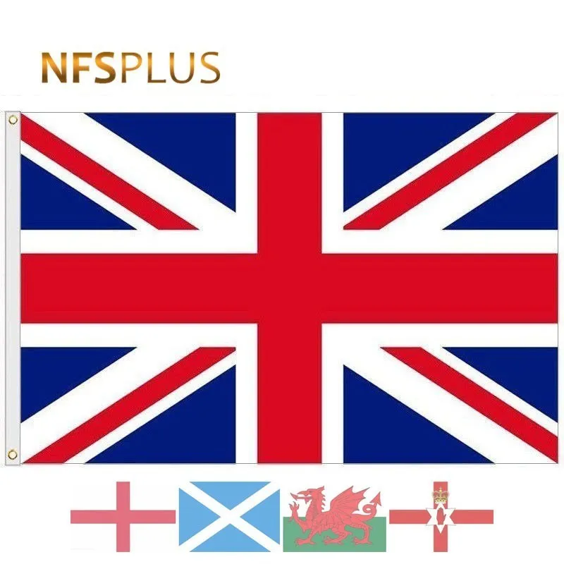 British Flag UK United Kingdom 90x150cm Polyester England Scotland Wales Great Britain Union Jack National Flags and Banners
British Flag UK United Kingdom 90x150cm Polyester England Scotland Wales Great Britain Union Jack National Flags and Banners