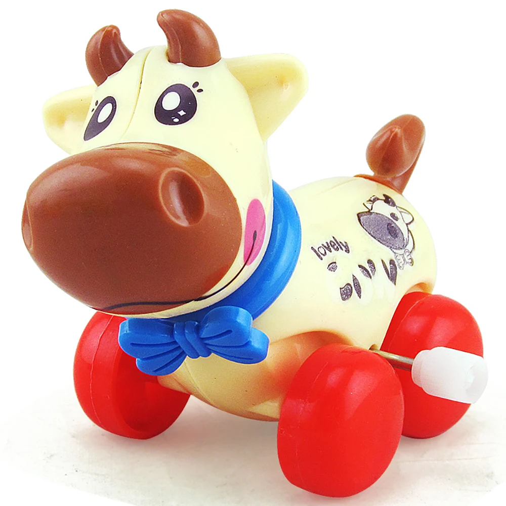 Cute Kids Clockwork Funny Toy Cartoon Calf-shaped Plastic Toys Educational Toys Wind Up Toys Kids Children Gift Random Color
Cute Kids Clockwork Funny Toy Cartoon Calf-shaped Plastic Toys Educational Toys Wind Up Toys Kids Children Gift Random Color