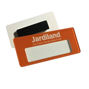 10pcs customized plastic magnet badge hotel staff personalized reusable name tag with 60*25mm acrylic plate
10pcs customized plastic magnet badge hotel staff personalized reusable name tag with 60*25mm acrylic plate