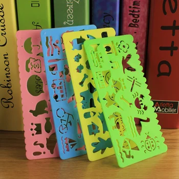 4pcs/Set MoeTron Creative Cute Kids Drawing Template Ruler Tool Plastic Stencil Ruler Cartoon Templates For Drawing
4pcs/Set MoeTron Creative Cute Kids Drawing Template Ruler Tool Plastic Stencil Ruler Cartoon Templates For Drawing
