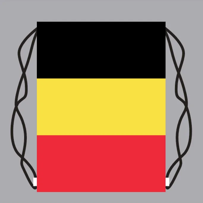 Drawstring Backpack Bag with Belgium Flag Small Backpack Printing Customized Logo
Drawstring Backpack Bag with Belgium Flag Small Backpack Printing Customized Logo
